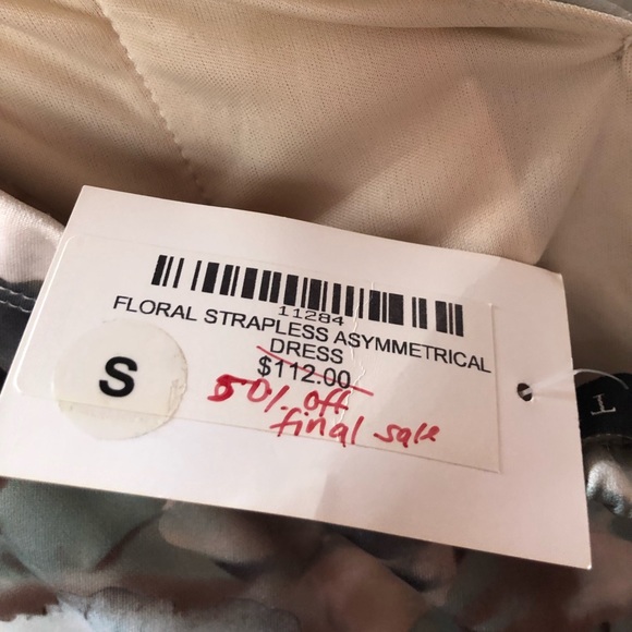 Floral Strapless Dress - Picture 5 of 5